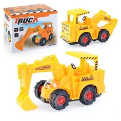 Экскаватор Oubaoloon свет, звук, движение, в коробке (831)