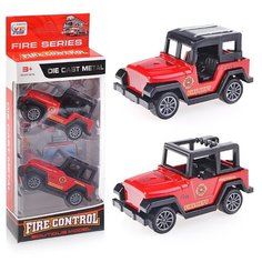 Набор машин Oubaoloon "Пожарная служба", 2 шт, в коробке (368-1)