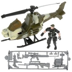 Набор солдатиков с вертолетом Играем вместе