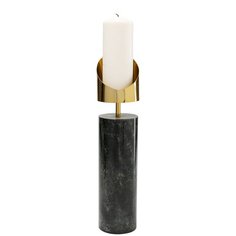 KARE Design Подсвечник Montley, коллекция "Монтли" 10*46*10, Сталь, Черный, Золотой
