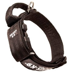 Ошейник для собак Julius-K9 Color & Gray с закрытой ручкой и скрытым локером черный 50 мм 47 – 67 см (1 шт)