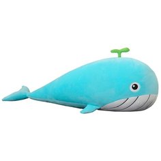 Мягкая игрушка 90см Детская игрушка в подарок / Плюшевая игрушка для детей Кит (Голубой) Pastila