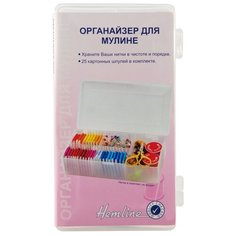 Органайзер для хранения нитей мулине, 18 х 9,5 х 4 см HEMLINE ( M3003.S )