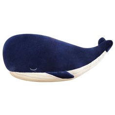 Мягкая игрушка 45см Детская игрушка в подарок / Плюшевая игрушка для детей Кит (Синий) Pastila