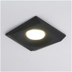 Встраиваемый точечный светильник с LED подсветкой Elektrostandard 119 MR16 черный