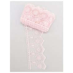 Кружево на сетке 55мм. (2,0м.), TR.8B0108, IDEAL, 06 розая пудра