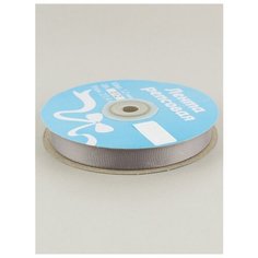 Лента репсовая в рубчик 12 мм.(уп. 27,4 м.), IDEAL, 012 серый