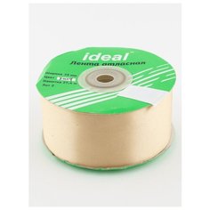 Лента атласная 1 1/2" 38 мм.( уп.27,4 м.), Гамма, 3009 бежевый Ideal