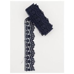 Кружево гипюр 32 мм. (2 м.), TR.SUN.09, IDEAL, 58 т.синий