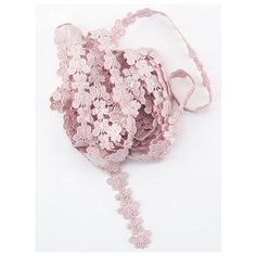 Кружево гипюр 18 мм.(3,2 метра), TBY.26416, IDEAL, 002 пепельная роза