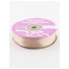 Лента атласная 3/4" 20мм.(уп.27,4 м.), IDEAL, 4813 персик