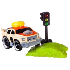 Машинка ABtoys "АвтоСити", свет и звук, бежевая (C-00420)
