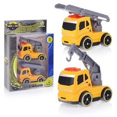 Набор машин Oubaoloon "Спецтехника", 2 шт, в коробке (57-2A)