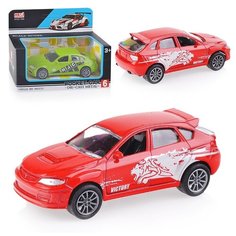 Машина Oubaoloon 10*4*3,5 см, инерционная, в коробке (20014-1A)