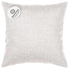 Подушка декоративная "Home&Style" 40х40см оттенок "Экрю", ткань меланж под рогожку