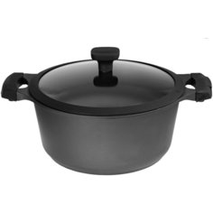 Кастрюля с крышкой из алюминия PROFFI KITCHEN PKT0248, MODERN LINE с антипригарным покрытием 6,4 л