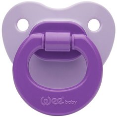 WeeBaby Матовая ортодонт. соска-пустышка, от 18 мес., фиолетовая