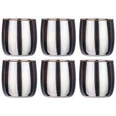 Набор стаканов из 6 шт горький шоколад 310 мл Lefard (194-541)