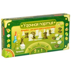 Набор настольных игр BONDIBON Шашки, шахматы, бродилки ВВ0692