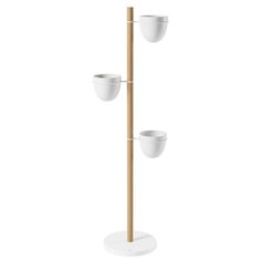Подставка Umbra напольная Floristand 44х44х140 (см) бежевый/белый