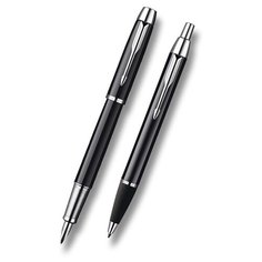 PARKER набор шариковая и перьевая ручки IM Metal, M, 2093215, синий цвет чернил