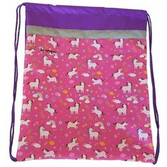 №1 School Мешок для обуви Unicorns (1017930) розовый