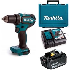 Аккумуляторная дрель-шуруповерт Makita DDF485RF Li-Ion 3 А·ч 18 В х1 кейс