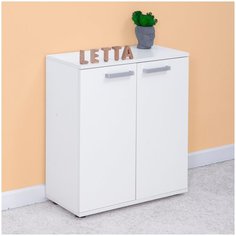 Шкаф-комод Ультра 2-хдверный Белый 602х701х304 Letta