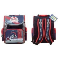 Ранец школьный Silwerhof "Racing" 36х28х16 см, уплотенная спинка, 830743