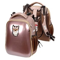 Ранец школьный deVENTE "Choice. Glamour Owl" 38х28х16 см, 1 отделение, жесткая ортопедическая спинка