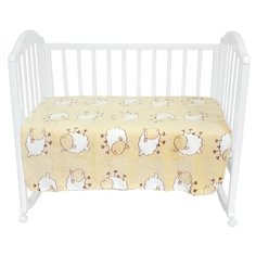 Плед-покрывало Baby Nice VELSOFT 3D "Барашки на желтом", 150х200