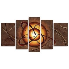 Модульная картина на холсте "Внутри планеты" 170x95 см Modulka.Ru