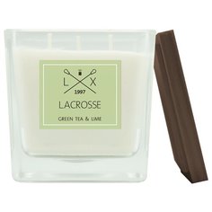 Свеча ароматическая в стекле "Зеленый чай & Лайм" 10*10 см Ambientair