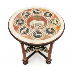 Стол с росписью "Сиена". Кофейный столик Студия Анастасии Немоляевой