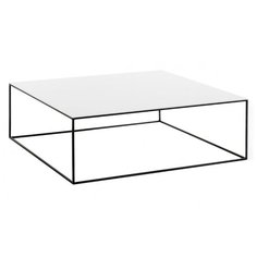 Журнальный столик Sonorous CTS 100G WHT BLK