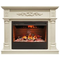 Электрокамин RealFlame Silvia 26 WT с Helios 26 3D