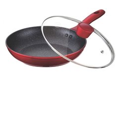 Сковорода MEISTERKLASSE MK-1020-28 красная из литого алюминия с гранитным покрытием 28 см.