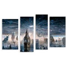 Модульная картина на холсте "Апокалипсис" 120x78 см Modulka.Ru