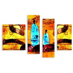 Модульная картина на холсте "Африка" 150x103 см Modulka.Ru