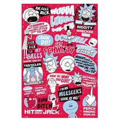 Постер Rick And Morty: Quotes GB Eye