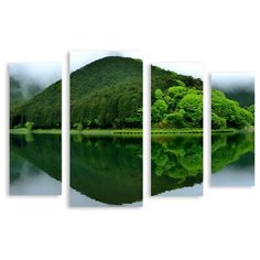 Модульная картина на холсте "Гора" 150x105 см Modulka.Ru