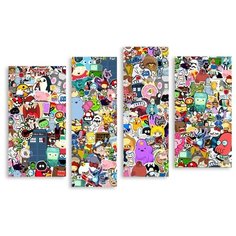 Модульная картина на холсте "Каламбур" 150x102 см Modulka.Ru