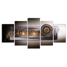 Модульная картина на холсте "Драгоценные камни" 150x74 см Modulka.Ru