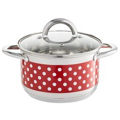 BE-177/2 Кастрюля из нерж стали со стеклянной крышкой (d=20; 4,0 л) Webber