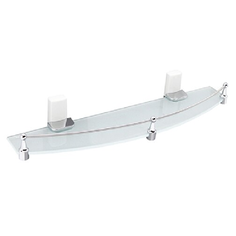 WasserKRAFT Leine K-5044WHITE Полка стеклянная с бортиком