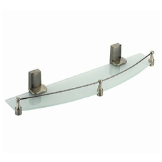 WasserKRAFT Exter K-5244 Полка стеклянная с бортиком
