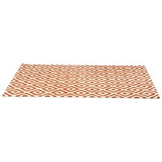 KARE Ковер Rhomb, коллекция "Ромб" 240*170*1,5, Шерсть, Хлопок, Оранжевый