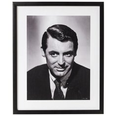 KARE Design Картина в рамке Idol, коллекция "Кумир" 53*43*3, Бумага, Стекло, АБС-пластик, МДФ, Черный, Белый