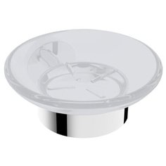 Мыльница подвесная, матовое стекло LINISI мод. SFERA, настенный, арт. 810085-A хром.