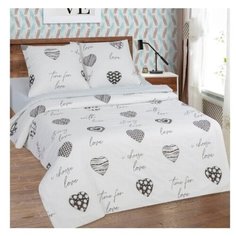 Постельное белье/Про любовь (Поплин-De Luxe)/АртПостель/Евро